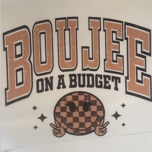 Boujee on a Budget Wall Decor - Brown and Black